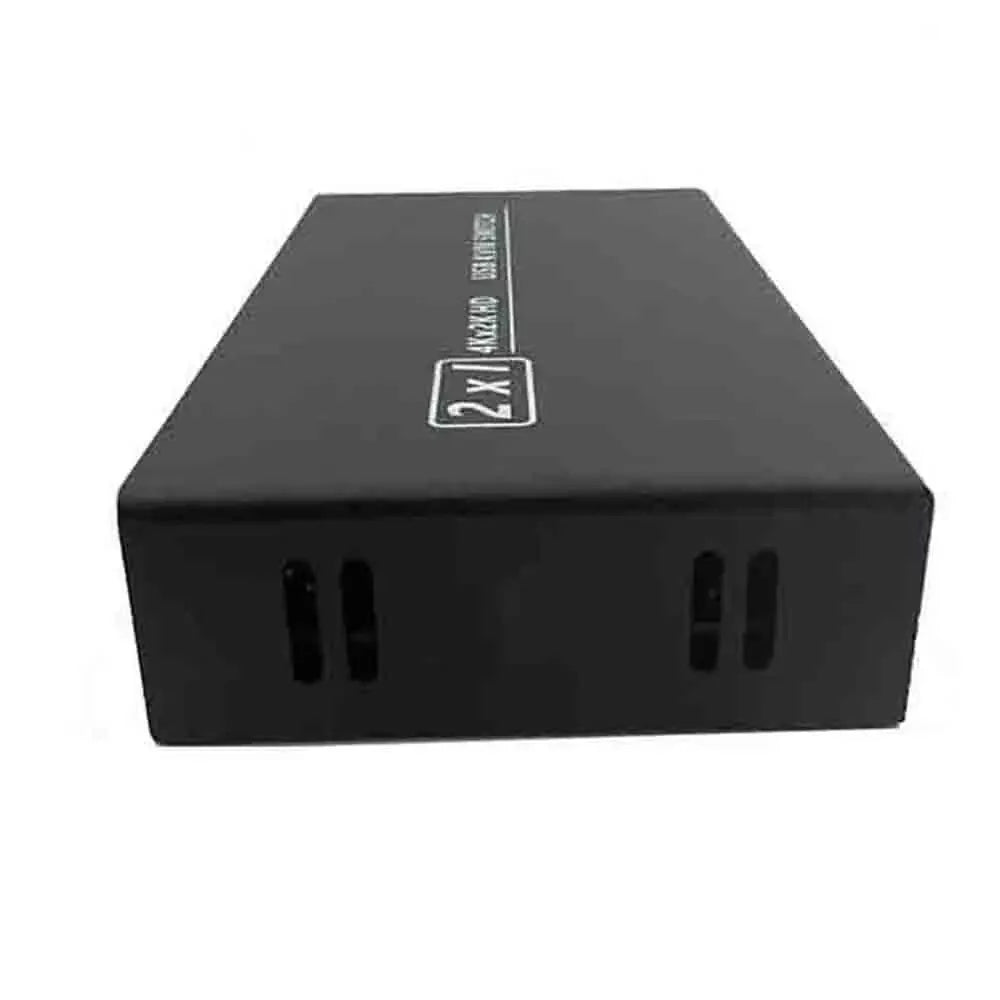 4K 2K HDMI USB KVM Switch 2-in-1 – Dual Computer Share 1 Monitor, Keyboard, Mouse & Printer Support