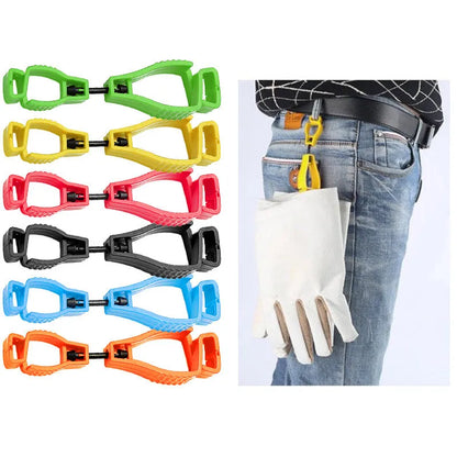 Durable 1pc Glove Clip Hanger - Safety Glove Holder, Plastic Working Gloves Clip, Work Clamp, Multifunctional Safety Work Gloves Guard Tool