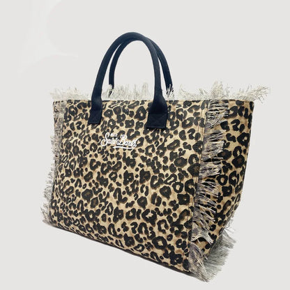 SAINT BARTH Autumn Winter Plush Towel Bag – Women’s Large Capacity Striped Casual Handbag with Tassel