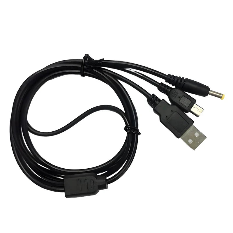 DATA FROG 2-in-1 USB Charger & Data Cable – For PSP 1000, 2000, 3000 Game Console Accessory