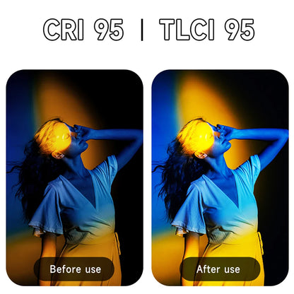 MIAOTU 30cm Handheld RGB LED Stick Light – Colorful Photography Wand with CRI 95+, 2500K-9000K Studio Lamp