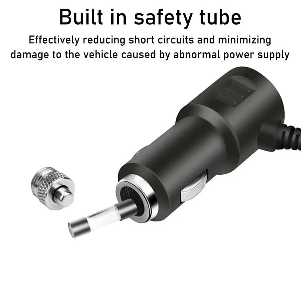 12V/24V Car Cigarette Lighter Adapter – 4 Socket USB Charger with QC3.0 & PD3.1A, 120W Car Accessories Port
