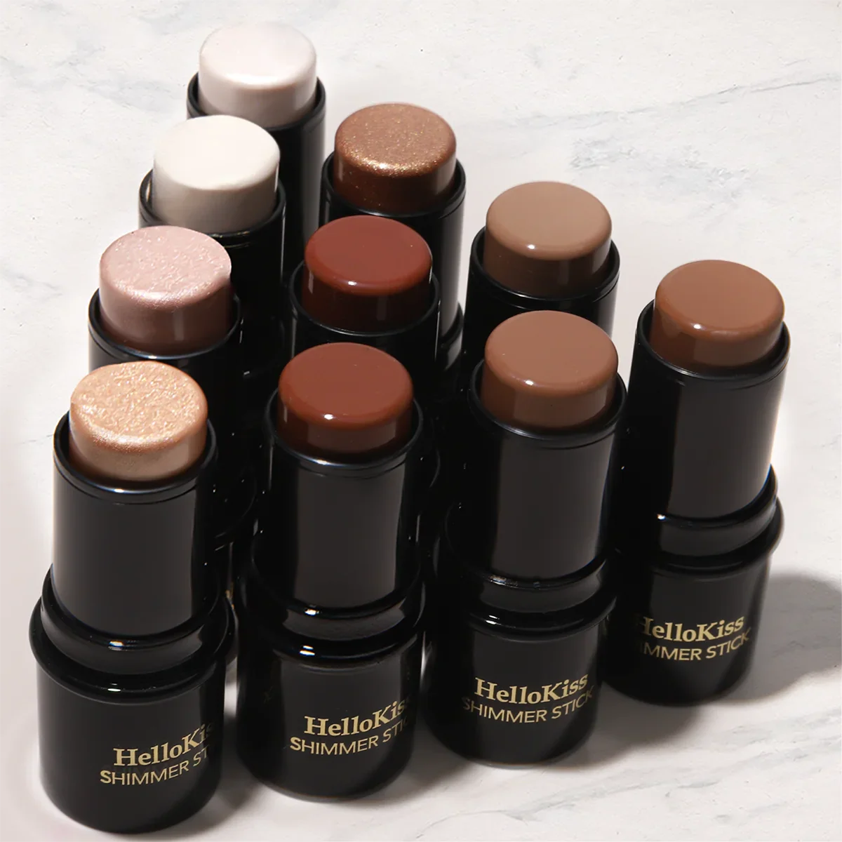 Multifunctional Highlight & Contour Stick – Concealer, Face Brightening, Blush & Sculpting Makeup