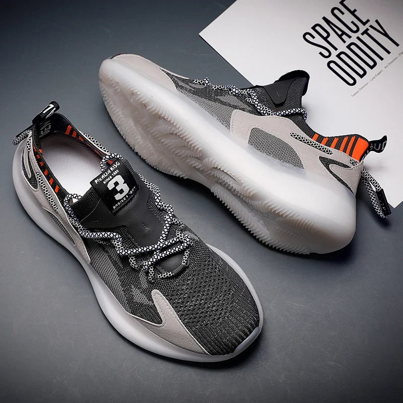 Summer Oversized Mesh Coconut Shoes - Lightweight Comfortable Sports Running Shoes for Men, Large Sizes up to 46
