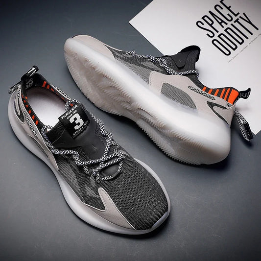 Summer Oversized Mesh Coconut Shoes - Lightweight Comfortable Sports Running Shoes for Men, Large Sizes up to 46