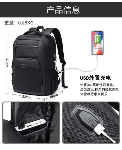 Bange Men’s Laptop Backpack – Designer School, Motorcycle, Tactical & Travel Bag for Boys