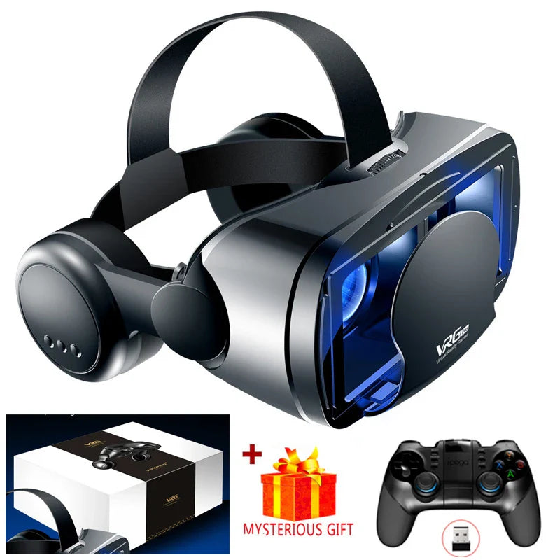 VRG Pro VR Glasses – Virtual Reality 3D Headset Goggles for Smartphone Mobile Gaming