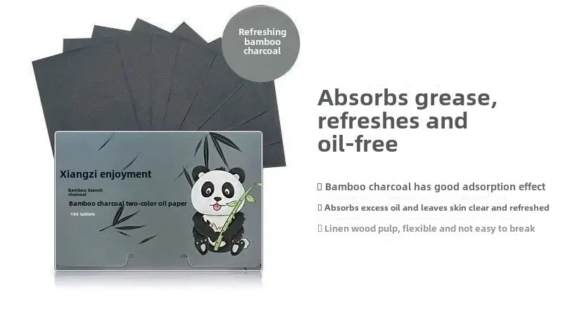 100/300PCS or 6 Packs Portable Facial Oil Blotting Papers – Oil Control & Face Cleansing Wipes