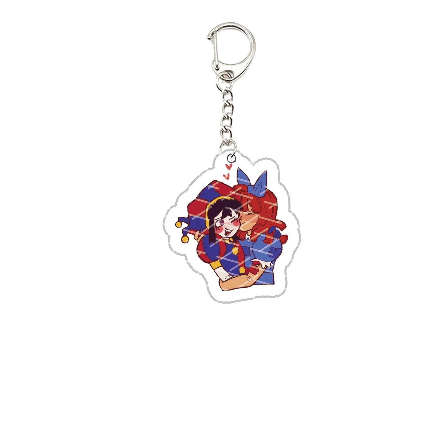 The Amazing Digital Circus Acrylic Keychain – Pomni, Jax, Ragatha, Gangle & Kinger Fan Gift Keyring for Bags & Accessories