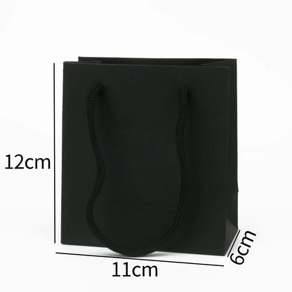 Black Square Jewelry Gift Box Organizer — Display & Packaging for Rings, Earrings, Necklaces, Bracelets, Brooches