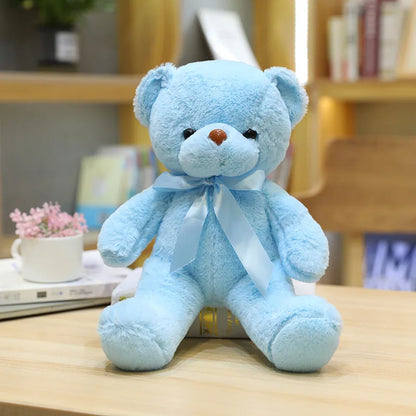 Cute Teddy Bear Plush Toy — Soft Stuffed Animal, Kawaii Cat & Baby Sleeping Plush for Kids, Girls, Home Decor & Gift