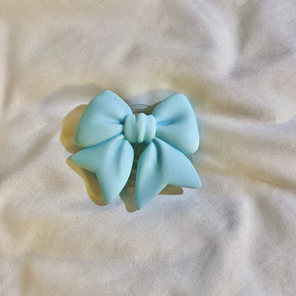 Cute Macaron Color Bow-Knot Smart Tok – Universal Phone Holder, Korean Style Grip Stand, Lazy Bracket for Smartphones