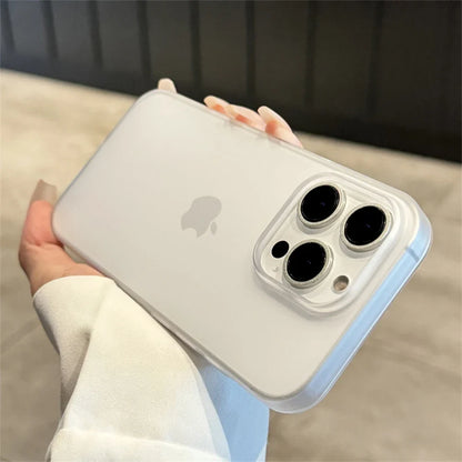 Soft Matte Transparent Candy Phone Case for iPhone 11–17 Pro Max - Shockproof Silicone Bumper Cover