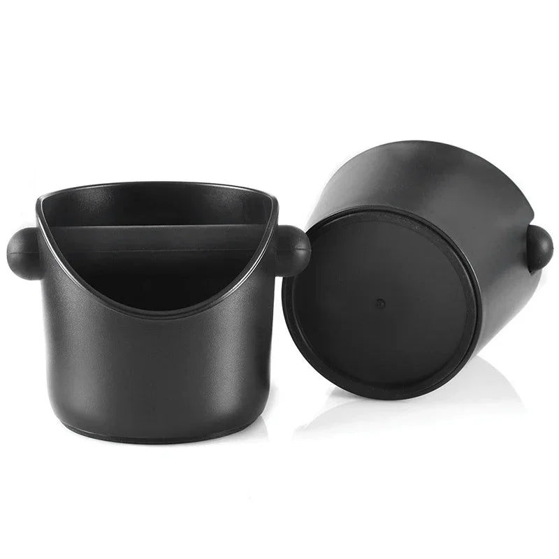Shock-Absorbent Coffee Knock Box – Anti-Slip Espresso Grind Dump Bin for Barista Coffee Waste
