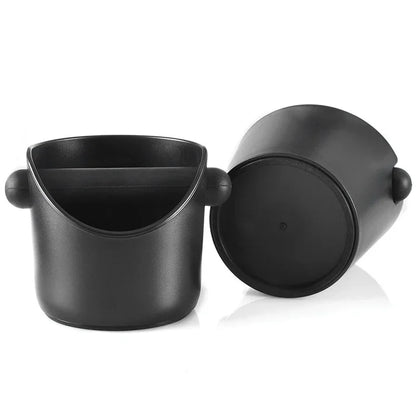 Shock-Absorbent Coffee Knock Box – Anti-Slip Espresso Grind Dump Bin for Barista Coffee Waste