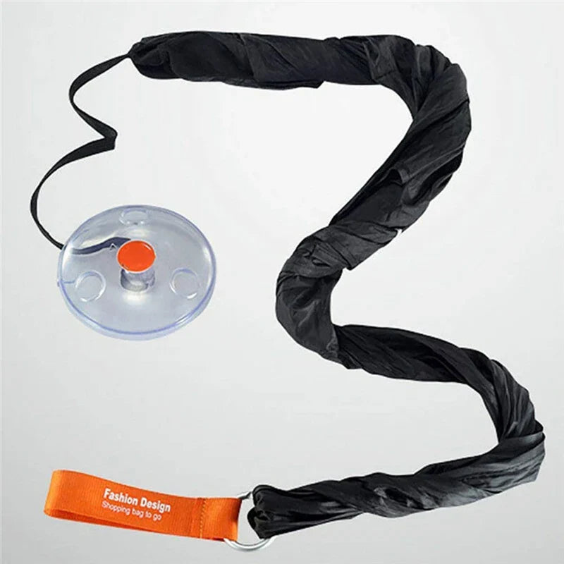 Multifunctional Eco-Friendly Telescopic Disc Shopping Bag - Super Small, Portable, and Reusable Folding Storage Solution