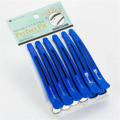 5/6PCS Alligator Hair Clips – Hairdressing Clamps & Crocodile Section Clips for Salon Styling and Barber Use