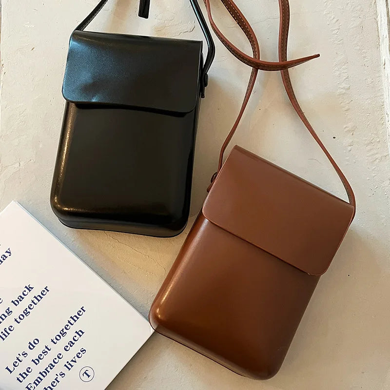 New Fashion PU Leather Handbags: Luxury Shoulder Crossbody Bags for Women - Large Capacity with Small Flap Phone Purse, Stylish & Practical