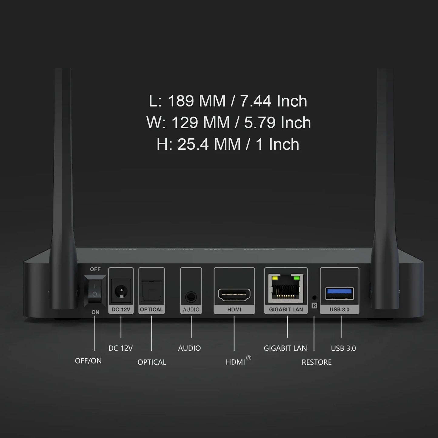 Zidoo Z9X 8K HDR Media Player - Android 11, Amlogic S928X-K, 6GB+64GB, VPU & VS10 Engine