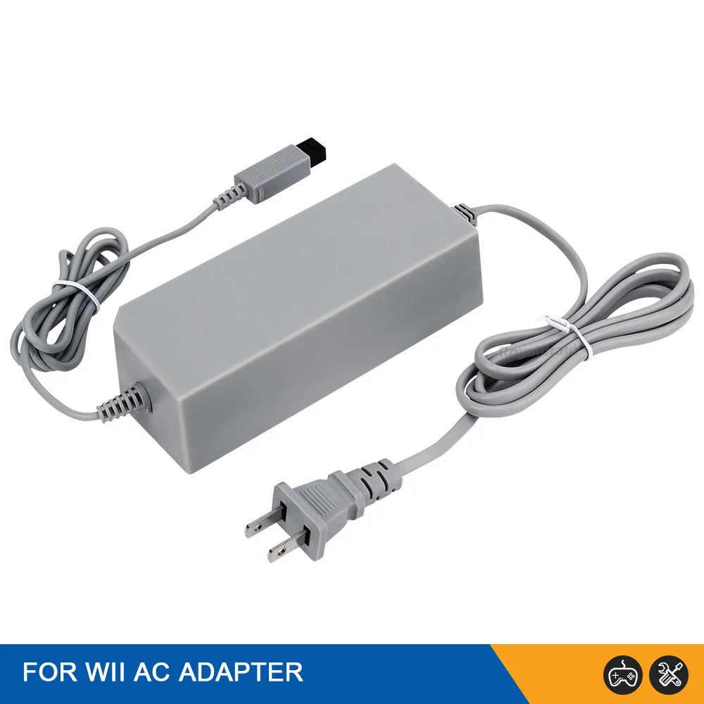 Nintend Wii AC Adapter 100-240V 12V 3.7A – EU/US Plug Wall Charger Power Supply