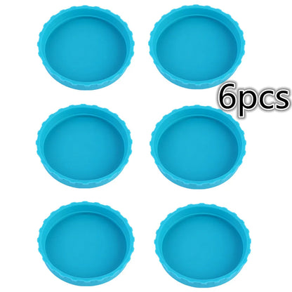 Reusable Beverage Can Covers - Silicone Soda Can Lids, Leak-Proof Sealing Protectors for Cans & Bottles