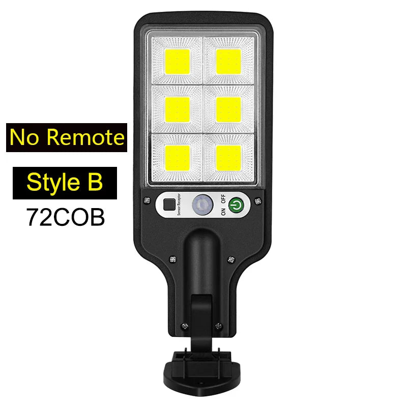 Powerful LED Solar Outdoor Wall Lamp – Rechargeable Human Motion Sensor Light for Garden, Terrace, Garage & Street