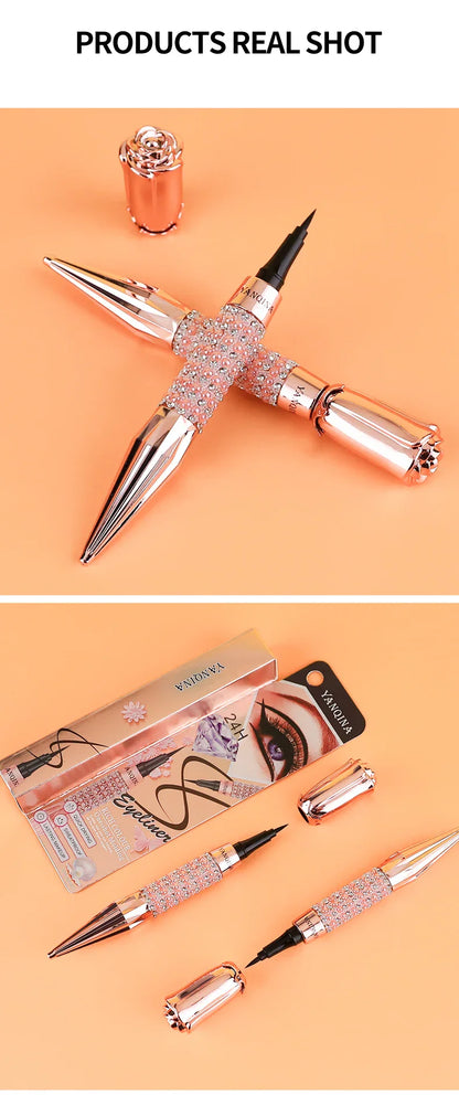 Waterproof Liquid Eyeliner Pen – Black, Long-Lasting, Quick-Dry Thick Eye Liner Makeup Tool