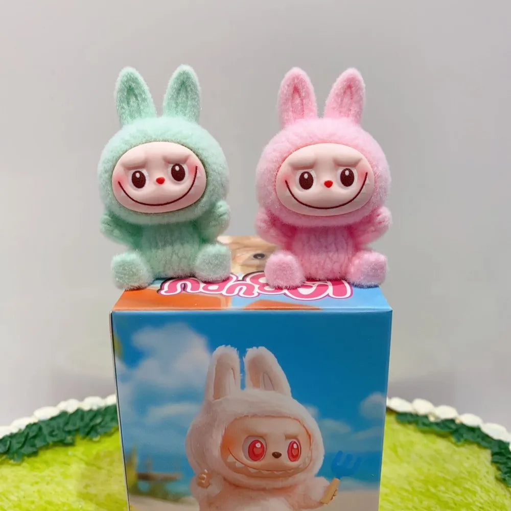 Mini Labubu Blind Box – The Monsters Heartbeat Macaron Enamel PVC Figurine Kawaii Tabletop Ornament Gift