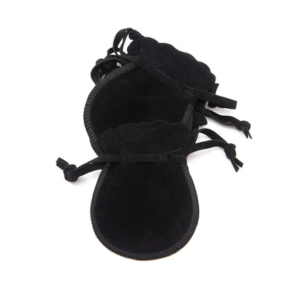 10PCS Small Velvet Jewelry Pouches – Drawstring Bags for Rings, Earrings, Candy, Gift Packaging, Display & Business Supplies