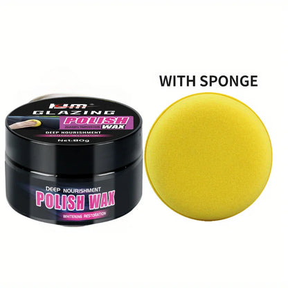 Universal Leather & Plastic Repair Polishing Wax – Automotive Interior Reconditioning Cream for Leather, Plastic & Rubber Care