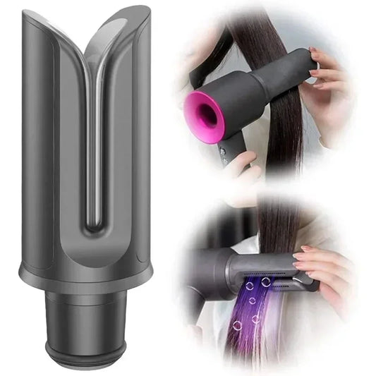 Supersonic Hair Dryer Nozzle Attachment for Dyson Airwrap HD – Straightening Clamp Plate for Hair Styling