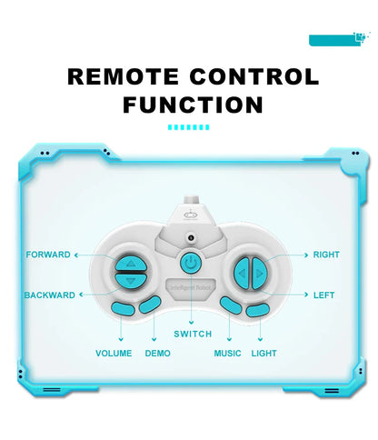 Ebo Rechargeable RC Robot Toy – Remote Control Robot with Music & LED Eyes, Fun Gift for Boys & Girls
