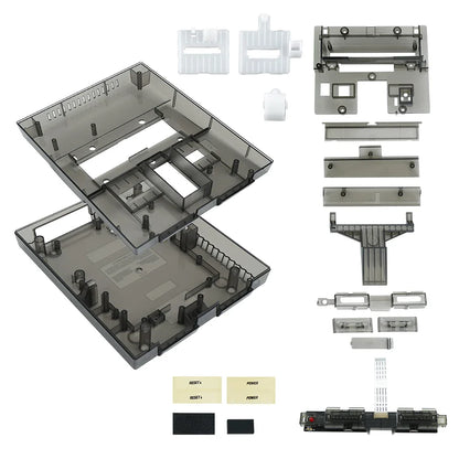 SNES Transparent Replacement Shell Case — Super NES Console Accessory