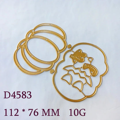 Halloween Pumpkin Basket Cutting Dies - DIY Metal Stencils for Scrapbooking, Cards & Paper Crafts