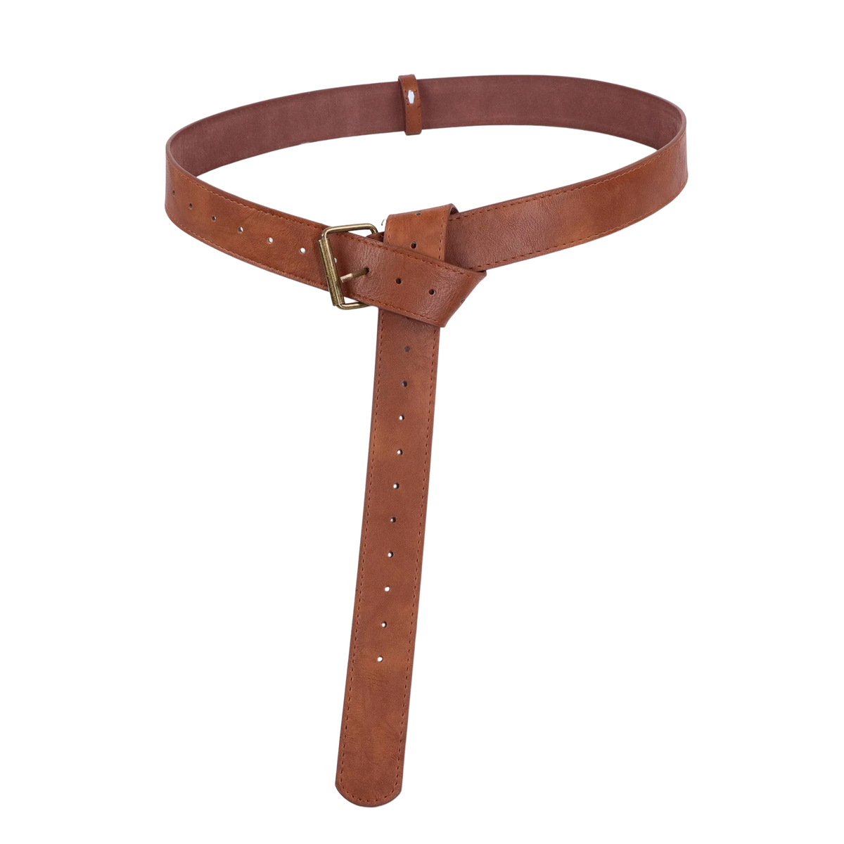 Medieval Cosplay Leather Belt Set – Copper Coin Waist Bag for Renaissance Dress, Steampunk Role-Playing & Halloween Costume