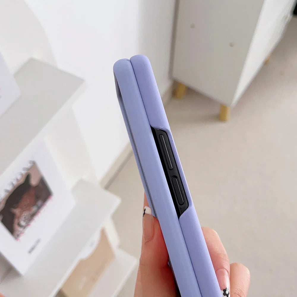 Soft Silicone Shockproof Phone Case for Samsung Galaxy Z Fold 6/5/4/3 – Multi-Color Protective Cover
