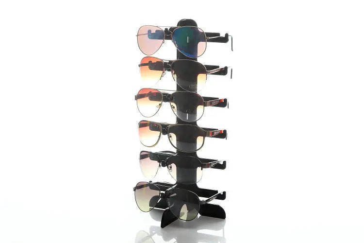 Plastic Sunglasses & Eyeglasses Display Stand — Space-Saving Home Organizer Shelf