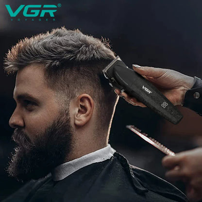 VGR V-640 Hair Trimmer – Professional Electric Hair Clipper, 9000 RPM Metal Trimmer for Men, Barber Hair Cutting Machine
