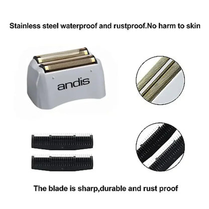 Original Andis Shaver Replacement Foil and Cutters for Profoil Lithium Plus 17205 – Barber Hair Electric Razor for Men’s Beard Shaving
