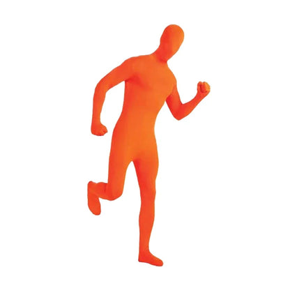 24PCS Zentai Invisible Jumpsuits – Skin-Tight Spandex Bodysuit Cosplay Costume for Halloween, Carnival & Stretch Full-Body Wear