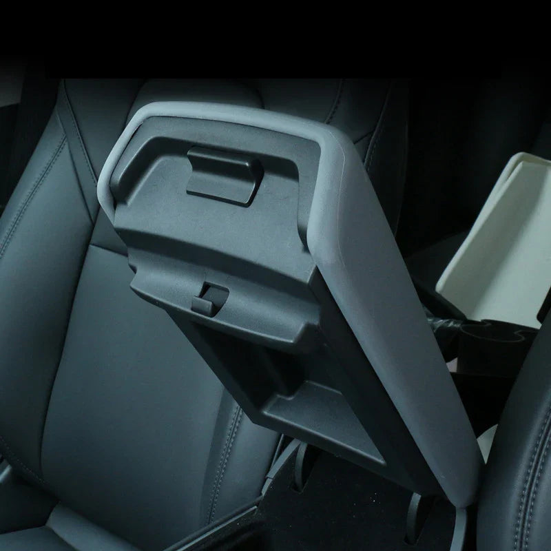 Armrest Box Protective Cover – TPE Center Console Pad for Tesla Model 3 2023 & Model Y HW4.0 Accessories