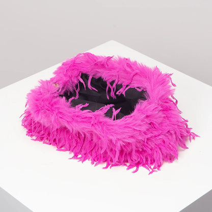 Dopamine Y2K Plush Clutch Bag – Candy-Colored Women's Clip Purse for Dinner or Party Dresses