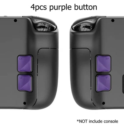 4PCS Back Button Enhancement Set for Steam Deck – Grip Improvement & Button Protection Kit for OLED & LCD Console