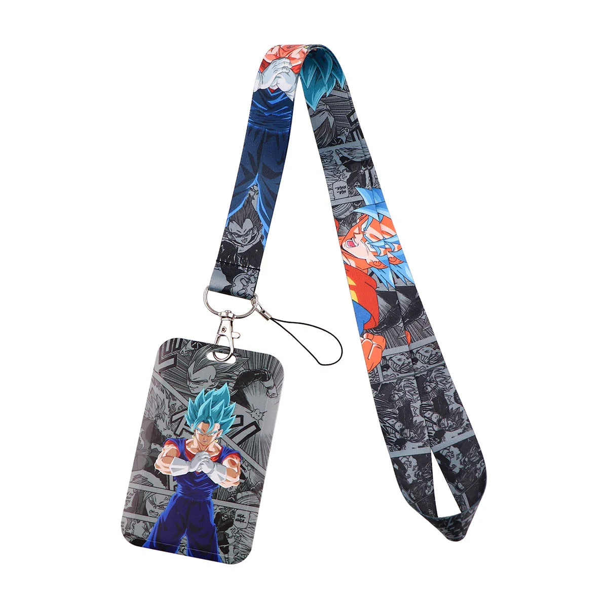 Anime Character Strap Lanyard – Keychain, ID Card Badge Holder, DIY Keyring Accessories for Cosplay Gifts