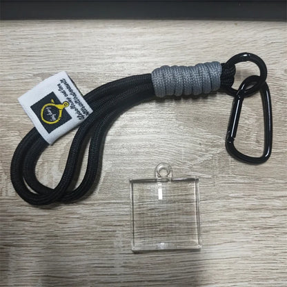 Pixel Photography Tool – Transparent Acrylic Mosaics for Keychains, Travel Memories, Blue, Black & Pink Lens