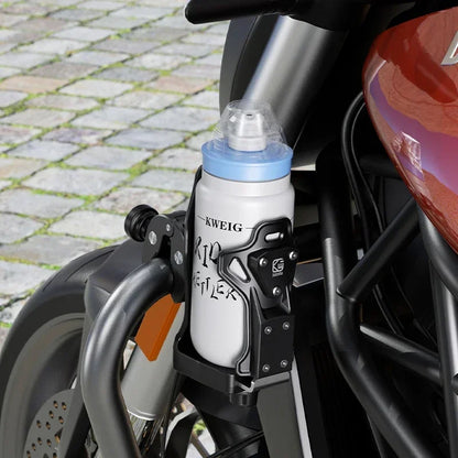 Adjustable Anti-Theft Motorcycle & Bike Cup Holder – Secure Water Bottle & Mobile Mount for Cycling