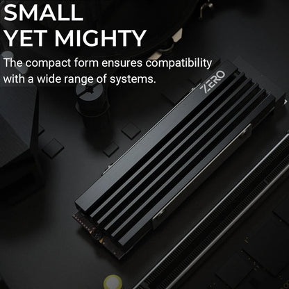 ID-COOLING M05 M.2 2280 SSD Heatsink – Aluminum Alloy NVMe Radiator with Thermal Silicone Pad for PC Cooling