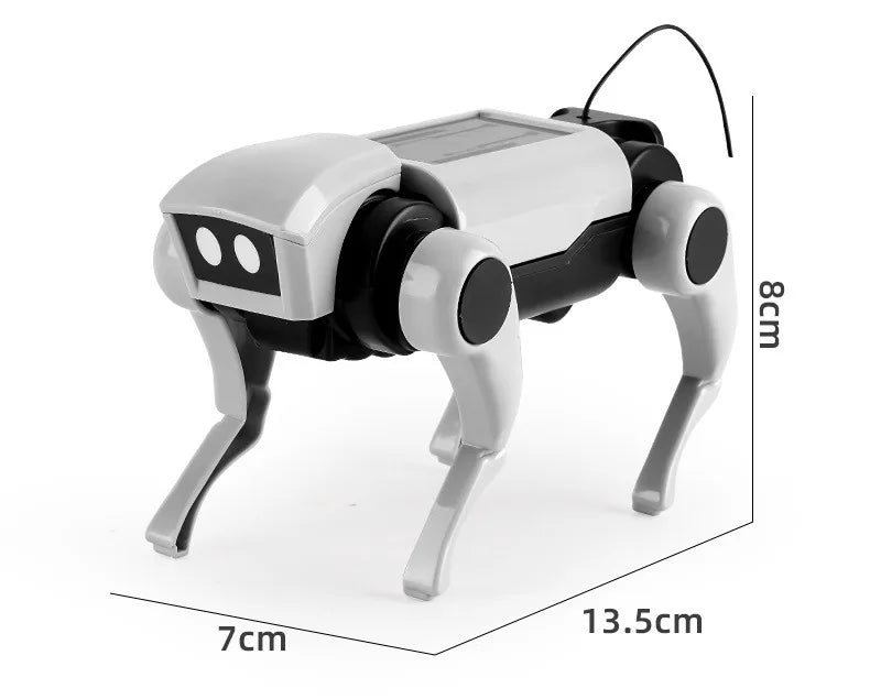 RC Robot Mechanical Dog Toy – DIY Assembly Remote Control Science Kit for Kids, Educational Electric Toy Gift for Boys