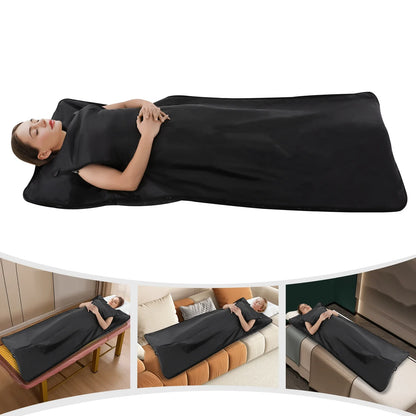 Portable Far Infrared Sauna Blanket – Detox & Relaxation with Adjustable Temperature & Timer