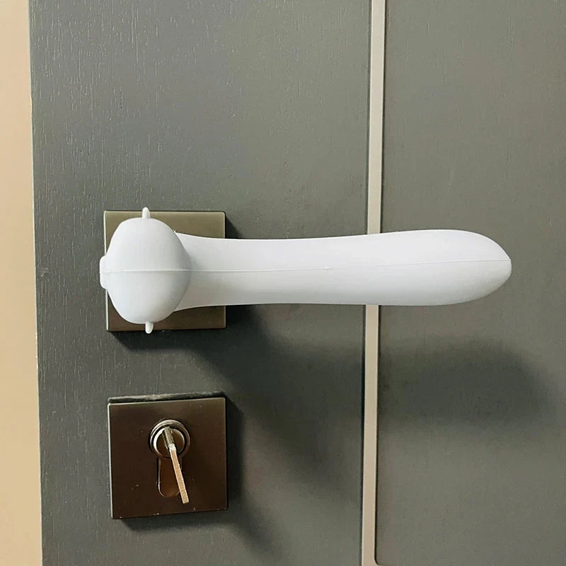 Silicone Door Knob Cover - Anti-Collision Handle Protector Wall Guard for Home